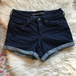 Denim shorts